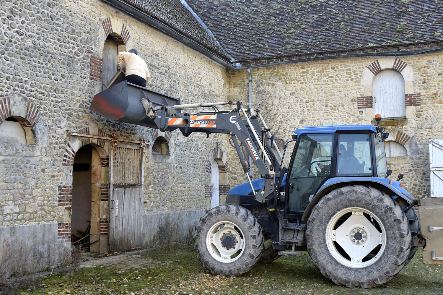 Bénévoles au Moulin Blanchard © Olivier Steigel