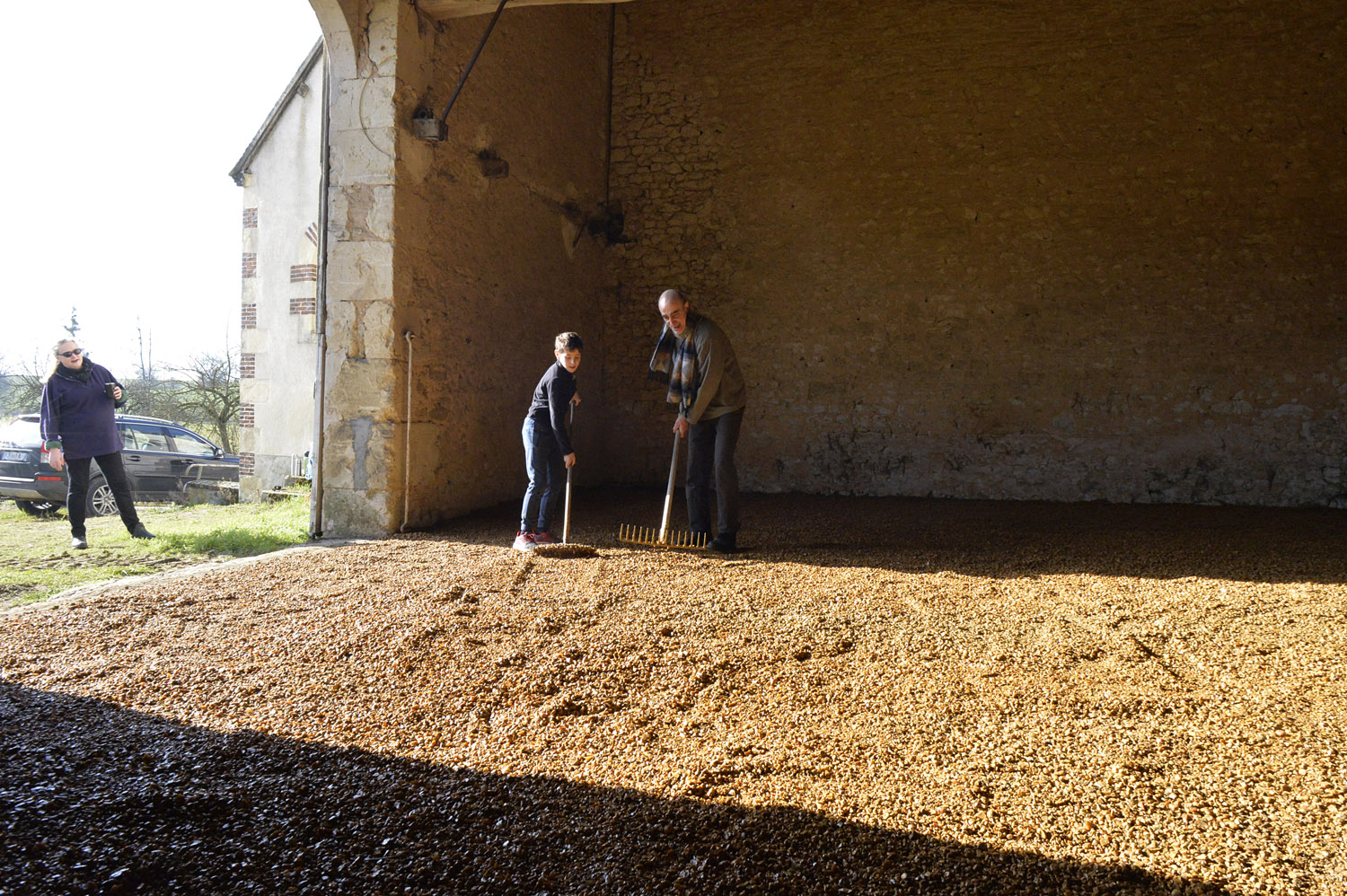 Bénévoles au Moulin Blanchard © Olivier Steigel