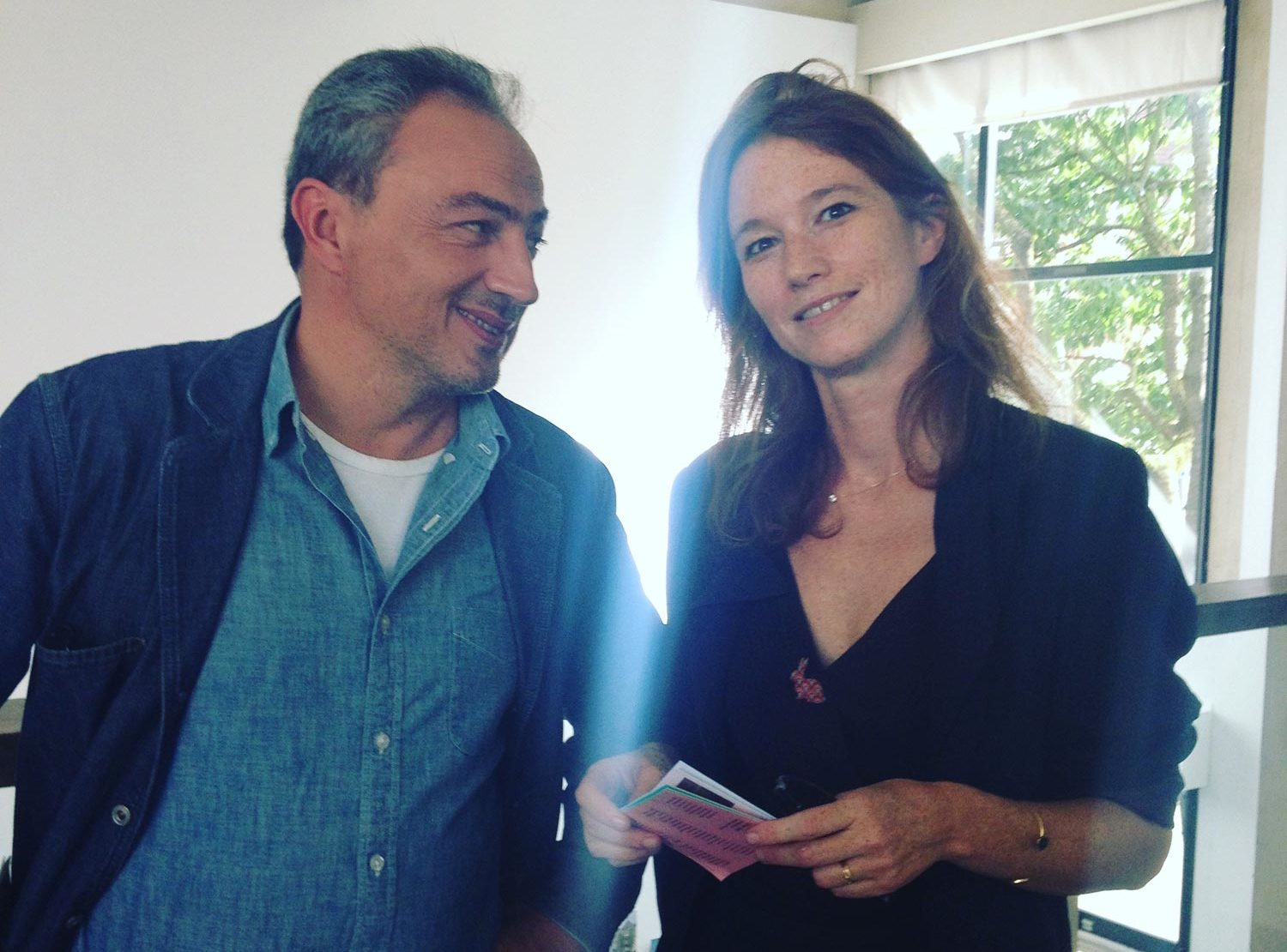 Guillaume Zuili et Dune Varela, deux artistes en résidence au Champ des Impossibles © Christine Ollier