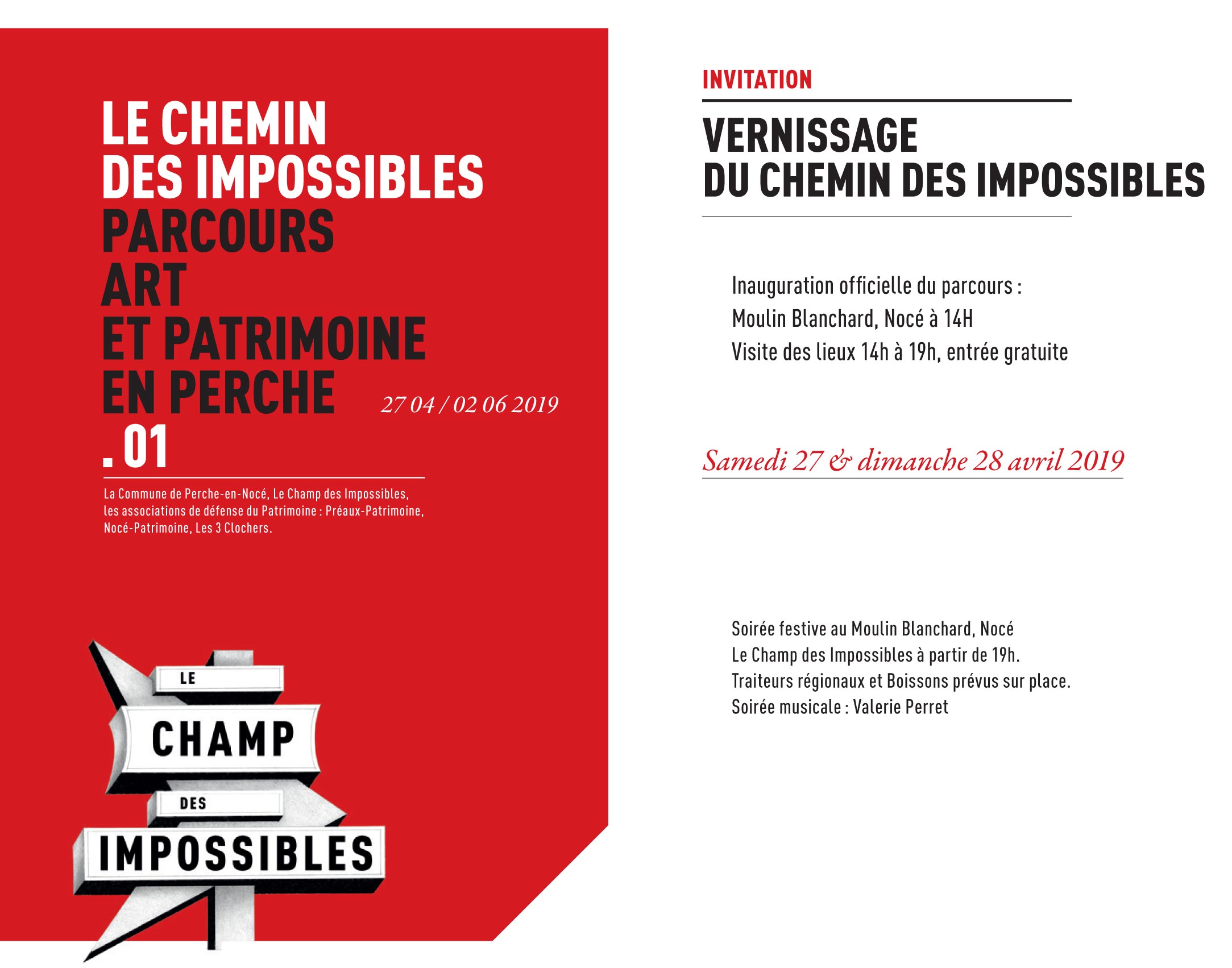 Vernissage du Chemin des Impossibles