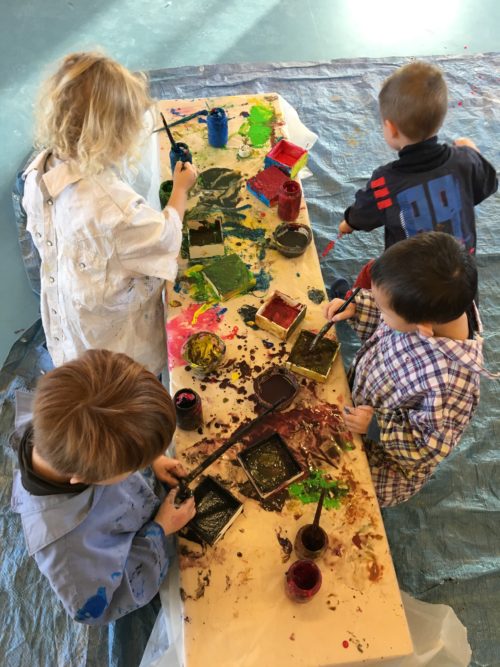 Atelier en milieu scolaire avec Loïc Pantaly