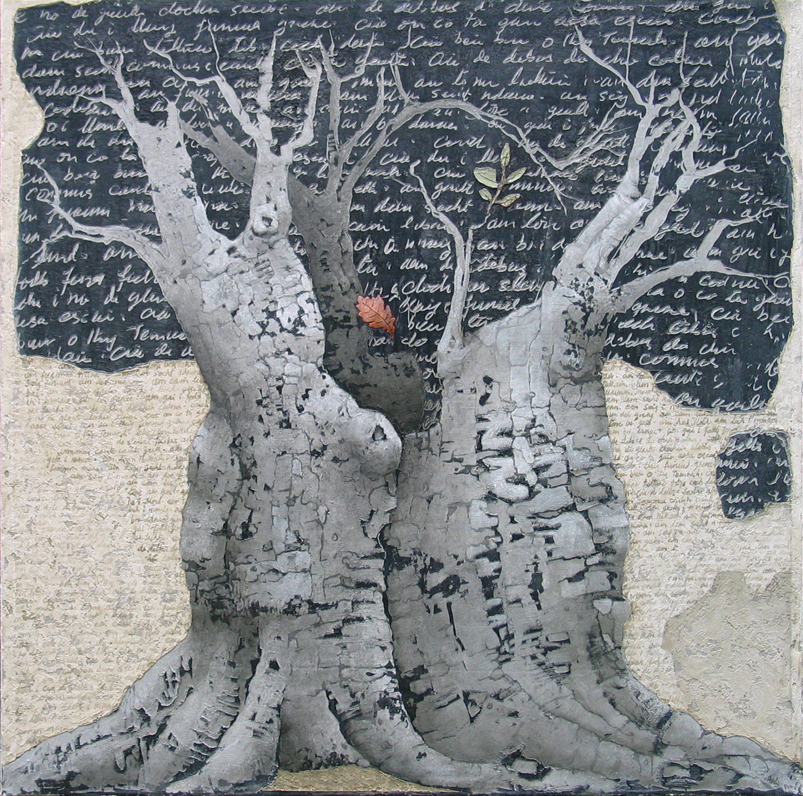Ashley Ashford-Brown, série L’Alphabet des Arbres, 2012, 120x120cm