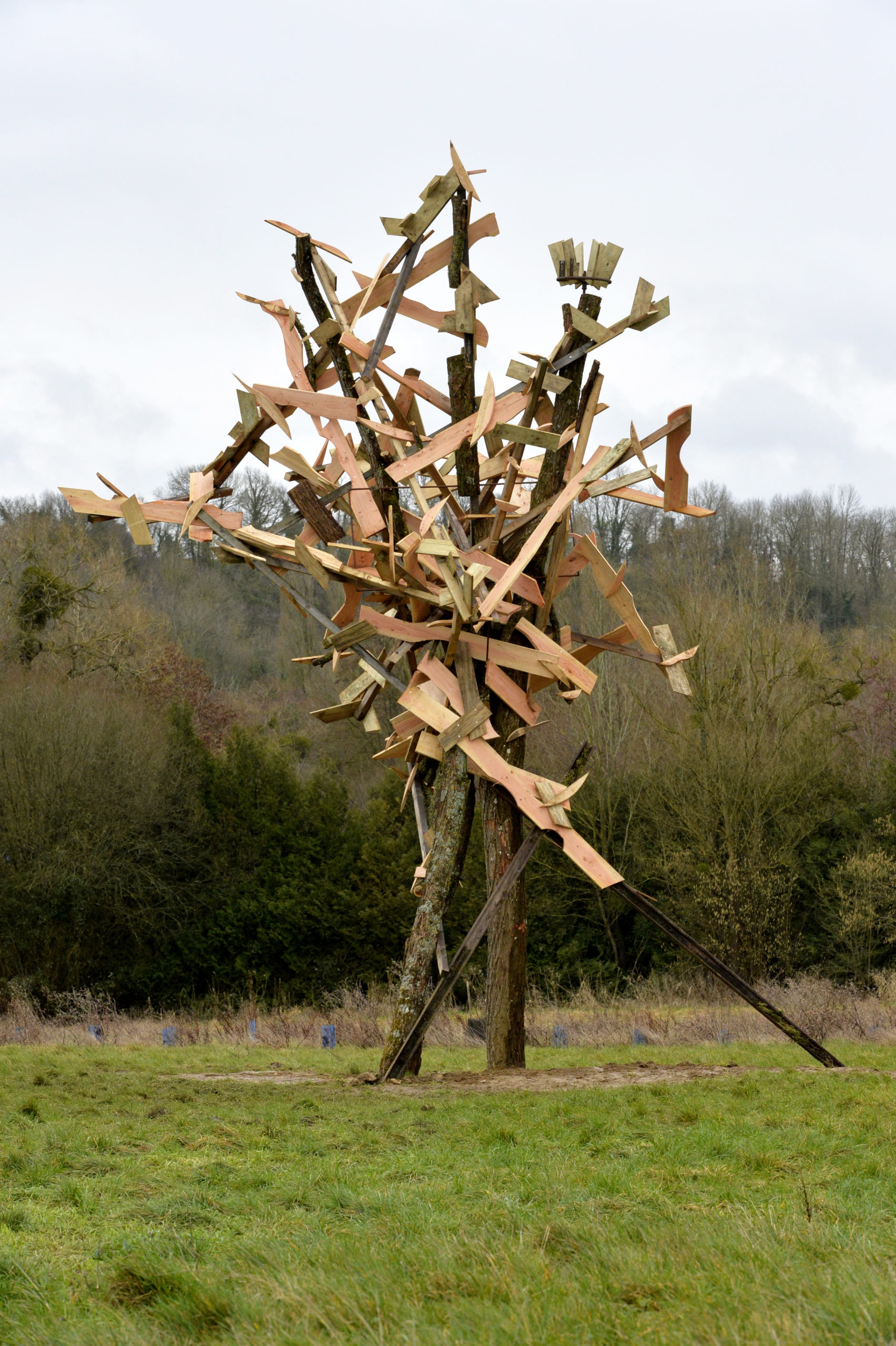 Sylvain Ristori, arbre en bois, 2022 (c) Olivier Steigel (3)
